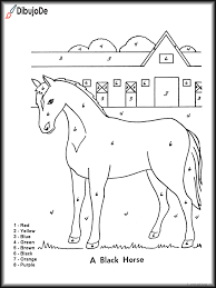De hecho, la mayoría de los niños desde que son pequeños adoran pintar ya que a través del dibujo pueden comprender mejor el mundo que les rodea, se comunican con mayor facilidad con los adultos y pueden expresar lo que sienten con mayor libertad. Caballo Pura Sangre Imagenes De Juegos Para Colorear Para Ninos Para Imprimir Dibujar Iluminar Recortar Colorear Adornar Jugar Infantiles Dibujos De