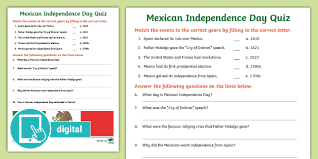 Think you know a lot about halloween? Mexican Independence Day Quiz