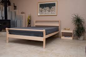 Organic Bedroom Untreated Solid Wood Bed Frame Sleigh Choose your mattress size (twin, full, queen, king or california king) or order. untreated solid wood bed frame sleigh