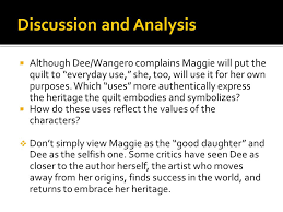 Welcome to the parent guide for this text! What Do The Quilts Symbolize To Dee