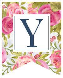 To search and download more free transparent png images. Free Printable Floral Banner Letters Paper Trail Design