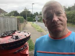 Craft couple's heartbreak as handmade post-box topper burned in Felpham