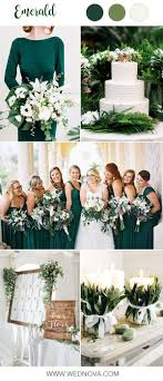 Emeraude De Demoiselle D Honneur Robes De Mariee De La Palette Vert Blanc De Mariage De Couleur 2019 Emeraude Mar Mariage En Vert Couleur Mariage Mariage Vert