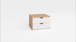 Bedside tables storage bed company via. Vox Simple Bedside Table With Drawers Vox Cuckooland