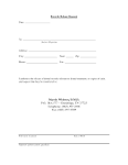 Generic dental records release form