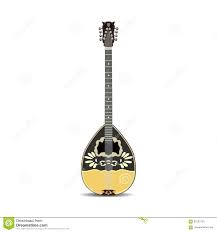 Vector Illustration Of Bouzouki Greek Folk Musical Instrument In Flat Style Stock Vector Illustration Of Mandolin Decoration 87223125