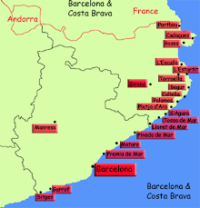 I've created a custom map outlining the various sections or areas of the spain costas. Costa Brava Spain Map Zip Code Map