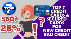 Here are the top 5 credit cards for bad credit in 2020. Top 7 Credit Cards Including Secured Credit Cards For New Bad Credit Youtube