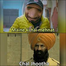 Chal Jhoota Saimansays Clushayte onlayn i ckachivayte pesnyu akshay kumar meme template chal jhoota new kesari chal jhuta dialogue kesari best dialogue whatsapp status akshay kumar kesari funny scene. chal jhoota saimansays