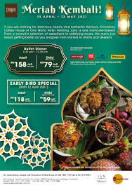 Hi,breakfast by served ala carte at café. Here Comes Ramadan Tourism Selangor
