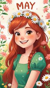 May Spring Stock Illustrations