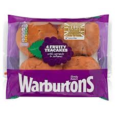 Warburtons Warburtons Fruity Teacakes (4) - Compare Prices & Where To Buy -  Trolley.Co.Uk