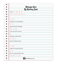 Lirik Lagu Balungan Kere Kunci Gitar