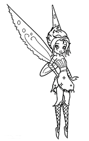 All these santa coloring pages are free and can be printed in seconds from your computer. Gothic Fairies Emo Coloring Pages Fairy Coloring Tinkerbell Coloring Pages Fairy Coloring Pages