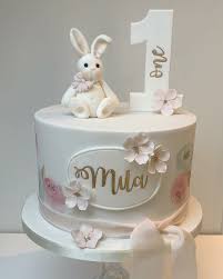 Creative Unique Birthday Cake For 1 Year Old Boy Baby Cakes Baby Birthday Cakes 1st Birthday Cakes Bunny Cake