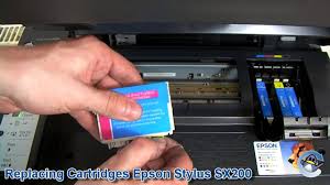 Epson sx105 driver win 7. How To Change Ink Cartridges With A Epson Stylus Sx200 Youtube