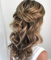 32 Half Up Half Down Updos For Any Special Occasion Coiffure Facile Coiffure Mariage Coiffure