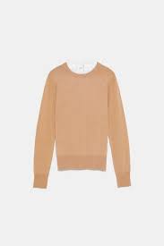 Take your pick from cool neutral shades like camel, black and grey crewneck sweaters, or opt for soft pastel or rich jewel tones. Trui Met Combi Kraag Truien Tricot Dames New Collection Zara Nederland Contrast Collar Sweaters Knitwear Women
