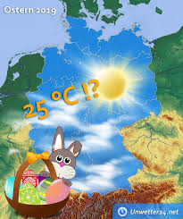 Gründonnerstag ist bestandteil der karwoche (auch heilige woche), d.h. Wie Wird Das Wetter An Den Oster Feiertagen Unwetter24 Net