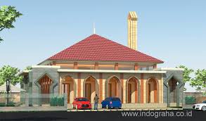 Gaya terbaru 27 gambar kanopi teras masjid gambar minimalis bertambahnya banyaknya penduduk di indonesia terlebih di daerah kota besar. Desain Masjid Minimalis 1 Lantai Dengan Luas 400 M2 Di Cibubur Indograha Arsitama