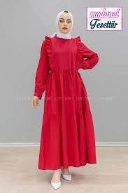 Lamelif Onu Firfirli Elbise Bordo Elbise Elbise Modelleri Moda Stilleri