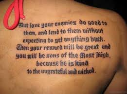 There are also many eastern religious tattoos. 52 Religious Bible Verses Tattoos Designs On Back