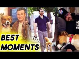 Это крис эванс и его собака. Chris Evans Plant Er Etwa Schon Eine Familie