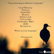Good morning to your friends and colleagues. Good Morning In Differen Quotes Writings By Rb Forever Yourquote