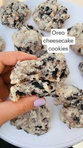 Oreo Cheesecake Cookies In 2021 Fun Baking Recipes Cooking Recipes Desserts Dessert Recipes Easy