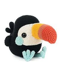 Toco The Toucan Pattern By Ilaria Caliri Aka Airali In 2020 Crochet Pokemon Crochet Animal Patterns Kawaii Crochet