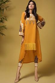 Mausummery Stitched Women Winter Dresses Designs 2020 21 Collection Sleeves Designs For Dresses Kurti Designs Party Wear Pakistani Fashion Casual