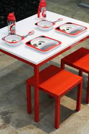 The New Aero Mini Range Designed Just For Children Kids Table And Chairs 4 Small Powder Coated Stools Strong Enough For Big Kids To Join The Tea Par Criancas