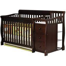 Dream On Me Brody 5 In 1 Convertible Crib With Changer Espresso Walmart Com