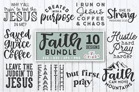 Download Faith Svg Bundle Shirt Bundle 792729 Cut Files Design Bundles