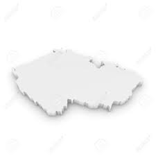 Weiss 3d Illustration Karte Umriss Der Tschechischen Republik Isoliert Auf Weiss Lizenzfreie Fotos Bilder Und Stock Fotografie Image 58509461
