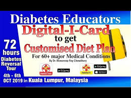 Diabetes Educators Digital I Card To Get Customised Diet Plan