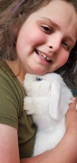 Breeding pair of young bunnies that are so beautiful and ready to have  little ones!! Black is Dandy (Because he is a Dandy boy! 1 yr. old) and  Daisy (she is beautiful