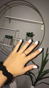 For long coffin nails, you should try white and silver combinations. White Coffin Sns Nails Nail Types