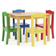 Primary Natural Wood Table 4 Primary Chairs Wooden Table And Chairs Kids Wooden Table Kids Wood