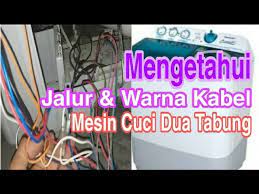Gambar diatas adalah mesin cuci 2 tabung dengan merek sharp. Tutorial Perbaiki Sendiri Mesin Cuci Jalur Dan Warna Kabel Kelistrikan Pada Mesin Cuci Dua Tabung Youtube