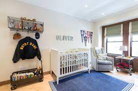 Fun rugs® sports america rug. Oliver S Vintage Sports Nursery Project Nursery Baby Boy Nursery Sports Sports Nursery Vintage Sports Nursery
