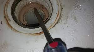 We removed the shower faucet handle by loosening the screw. Leaking Shower Drain Youtube