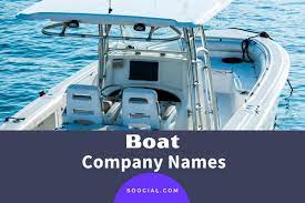 Bayliner boat dealers won't help you find the bayliner part that you need, so shop for used bayliner parts like bayliner boat seats and bayliner boat covers here. 249 Catchy Boat Company Name Ideas Soocial