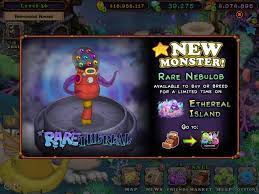 Rare Nebulob is here! - My Singing Monsters Guide