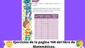 Busca tu tarea de matemáticas primer grado: Pagina 160 Del Libro De Matematicas 5 Grado Youtube