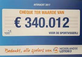 De staatsloterij is nederlands trots als het gaat om loterijen. Sportvisserij Nederland Nederlandse Loterij Geeft Symbolische Cheque