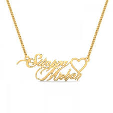 Couple S Gold Name Pendant Mangalsutra Indian Jewellery Design Earrings Gold Chain Design Gold Mangalsutra Designs
