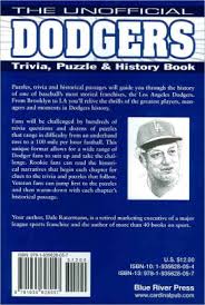 Aug 11, 2017 · a comprehensive database of los angeles dodgers quizzes online, test your knowledge with los angeles dodgers quiz questions. Unofficial Dodgers Trivia Puzzle History Book By Dale Ratermann Paperback Barnes Noble