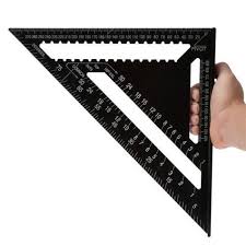 Here are four rulers that all measure in inches. 7 Inch Metric British Aluminum Black Oxide Triangle Measuring Ruler 90 Degrees 45 Degrees Ruler Buy From 15 On Joom E Commerce Platform