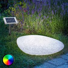 Stone globe lights) traditional, cottage gardens or country gardens need garden lighting that's sympathetic to their style and materials. Outdoor Decorative Light Solar Led Stone 40 Lights Co Uk